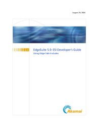 ESI Developer's Guide - Akamai