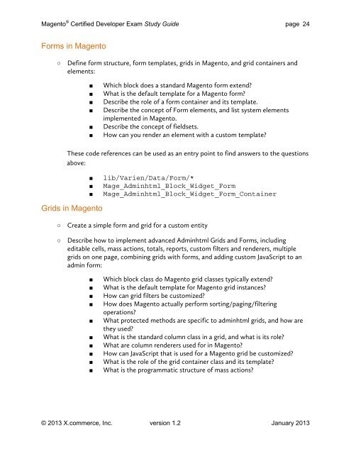 Magento® Certified Developer Exam Study Guide