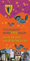 Hier gibt es das Programmheft zur 8. Kinderkulturnacht - Eisenach