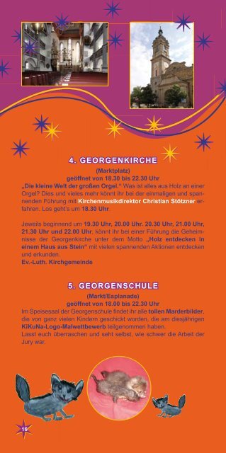 Hier gibt es das Programmheft zur 8. Kinderkulturnacht - Eisenach