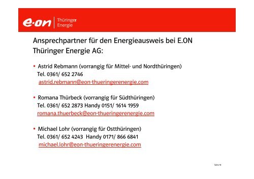 Energieausweis und Wärmepumpe - Eisenach