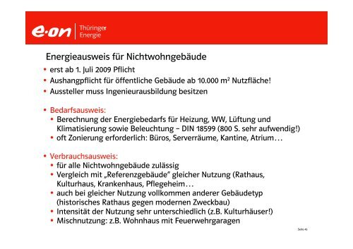 Energieausweis und Wärmepumpe - Eisenach