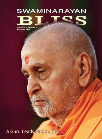 Annual Subscription Rs. 60 December 2009 - Swaminarayan Sanstha