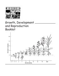 Growth, Development and Reproduction Booklet - Fast Plants