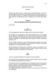 00.02 Vertrag über die Eingliederung der Gemeinde ... - Eisenach