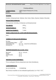 DEVELEY SENF&FEINKOST GmbH Produktspezifikation