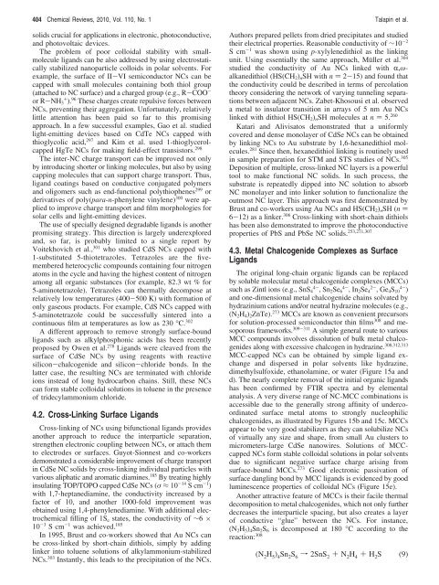 Prospects of Colloidal Nanocrystals for Electronic - Computer Science