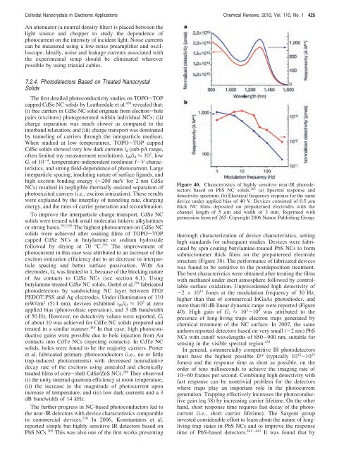 Prospects of Colloidal Nanocrystals for Electronic - Computer Science