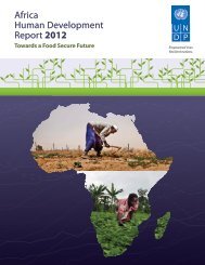 Africa Human Development Report 2012 - UNDP - United Nations ...