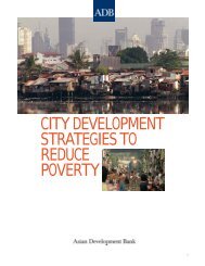 City Development Strategies to Reduce Poverty - Cities Alliance