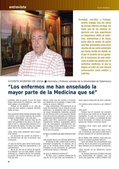 Vicente Moreno de Vega Carrera Profesional, de deseo a realidad ...