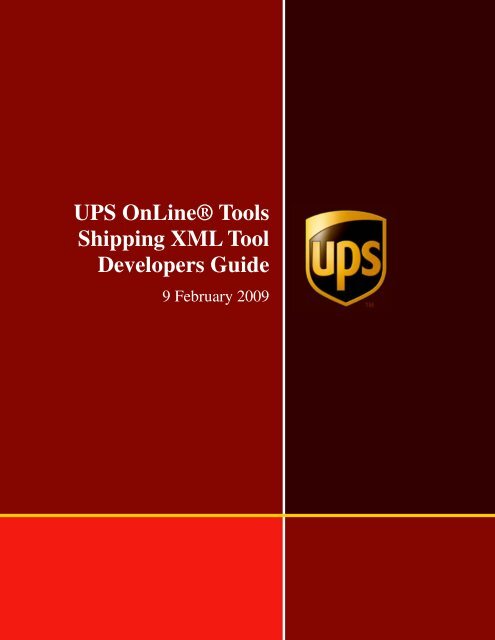 ups xml tools ups xml tools