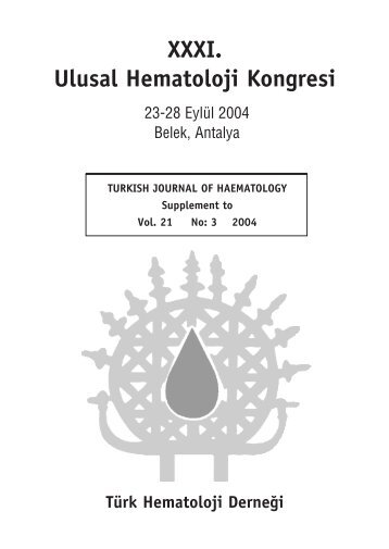 turkısh socıety of haematology - Türk Hematoloji Derneği