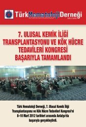 Sayı 2 - Türk Hematoloji Derneği