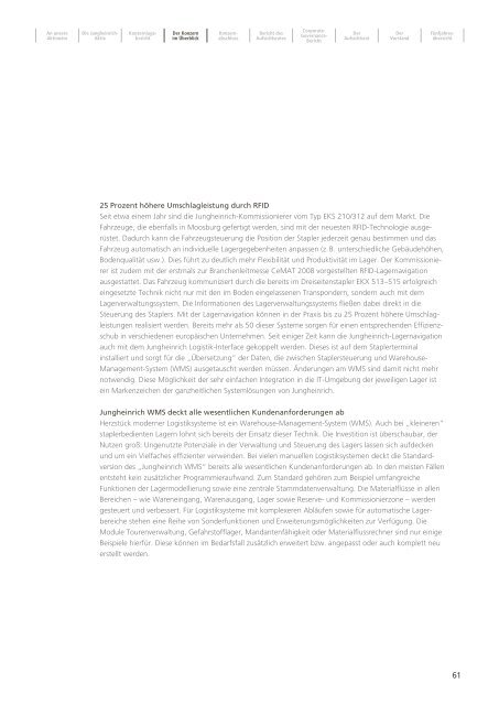 Geschäftsbericht 2009 - Jungheinrich