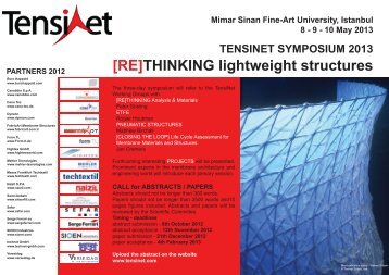 [RE]THINKING lightweight structures - TensiNet