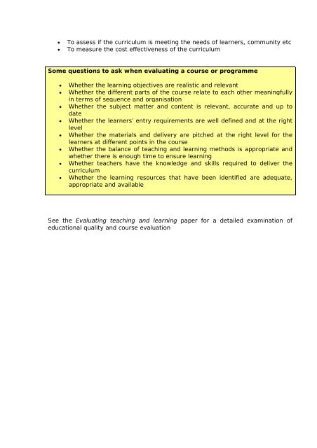 Curriculum development module - Faculty Development - London ...