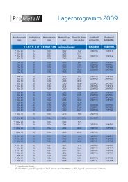 lagerprogramm 09 (0.06 MB | pdf) - Pro Metall Gmbh