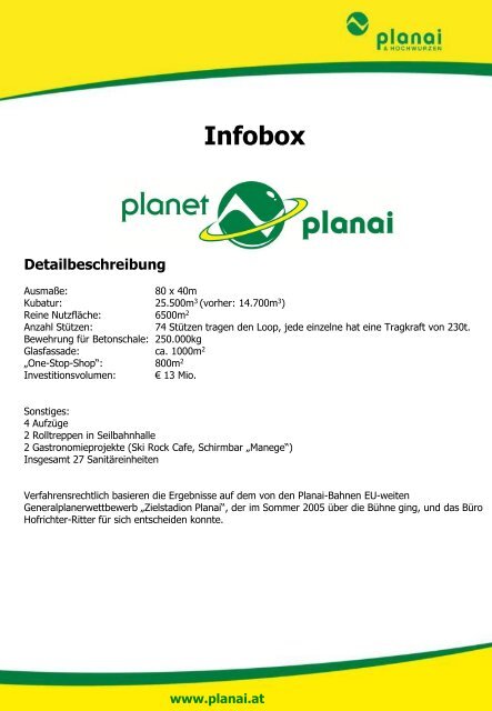 Pressemappe Winter 2011-12 (PDF, 7200 KB) - Planai & Hochwurzen