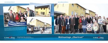 Neue Wohnanlage für Obertrum - Salzburg Wohnbau