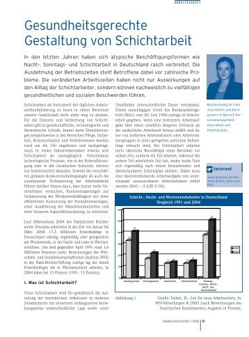 Gesundheitsgerechte Gestaltung von Schichtarbeit - ErgonAssist