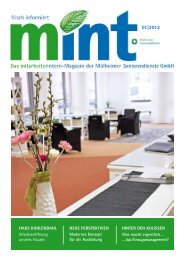 Mint 01/2012 - Mülheimer Seniorendienste GmbH