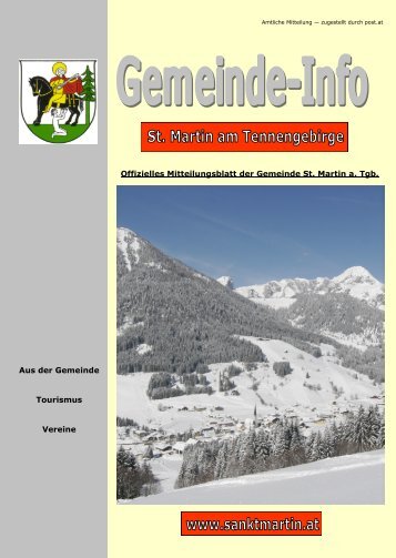 (10,27 MB) - .PDF - Gemeinde St. Martin am Tennengebirge