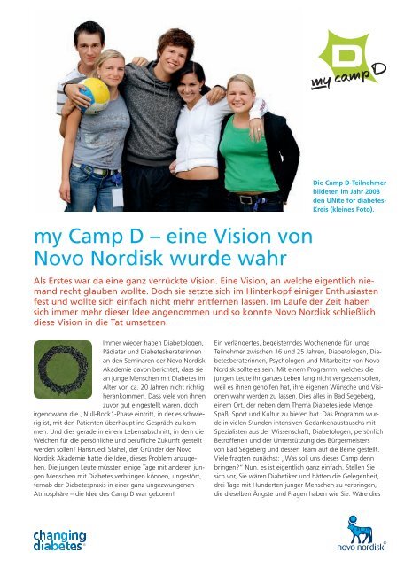 my Camp D – eine Vision von Novo Nordisk wurde wahr