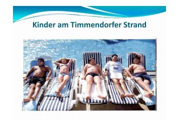 Adipositas bei Kindern - Vortrag und Vorstellung eines örtlichen