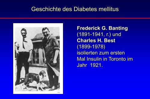 Geschichte des Diabetes m