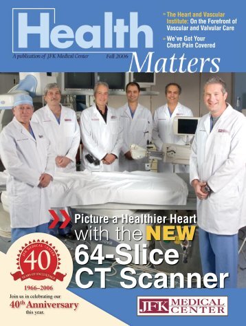64-Slice CT Scanner - JFK Medical Center - Home Page