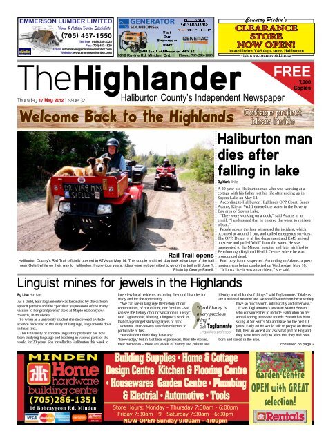 May 17 – 2012 - The Highlander