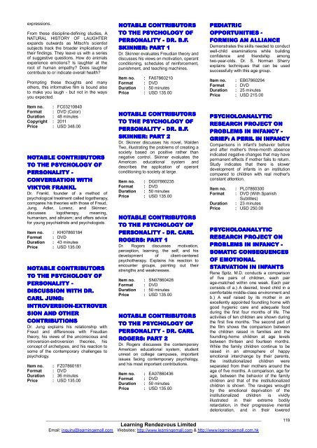 2012 New Releases Catalogue November - Learningemall.com