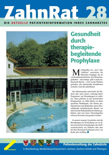 Gesundheit durch therapiebegleitende Prophylaxe - Zahnarzt Praxis ...