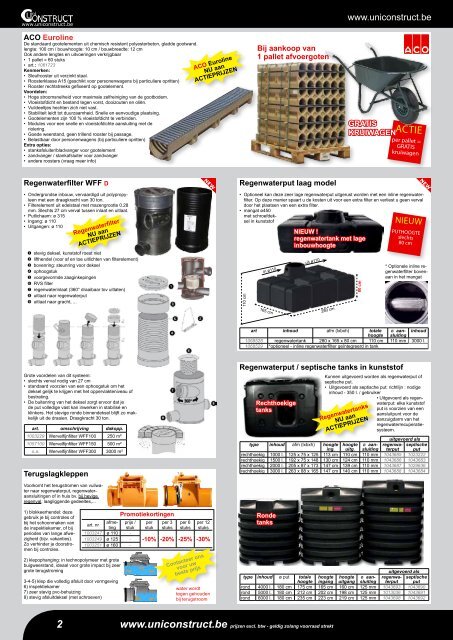 promotie specialiteiten &materieel - Hermans-Vermeulen