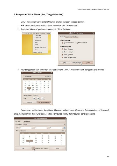 Latihan Dasar Menggunakan Ubuntu Desktop - btech.co.id