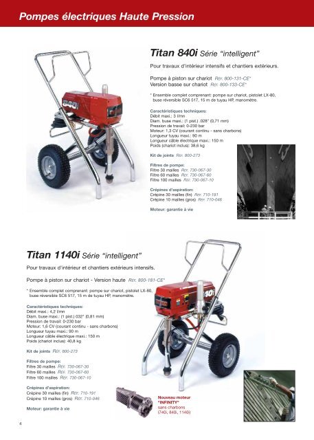 le catalogue Airless Titan Speeflo