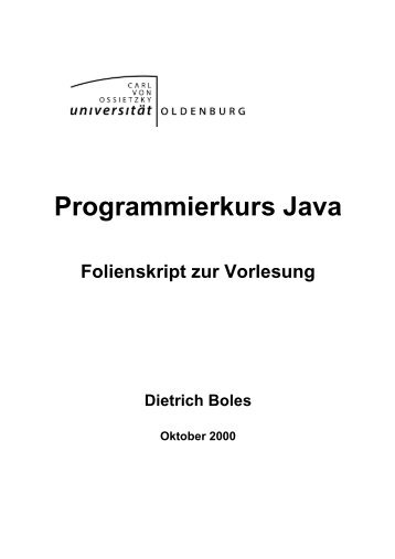 Vorlesungen (PDF) - Informationssysteme