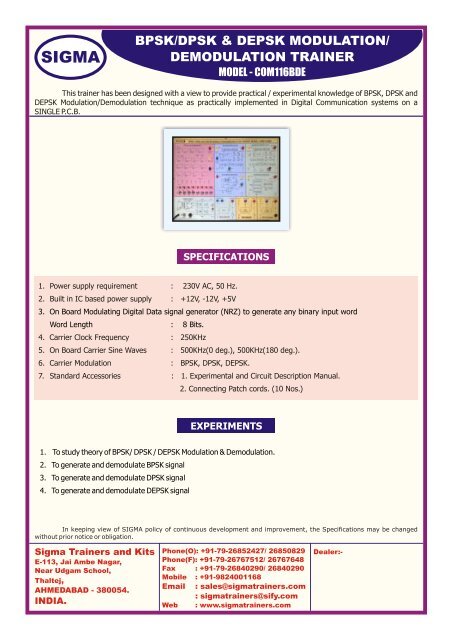 Advanced Digital & Data Communication Lab 05 - Sigma Trainers ...