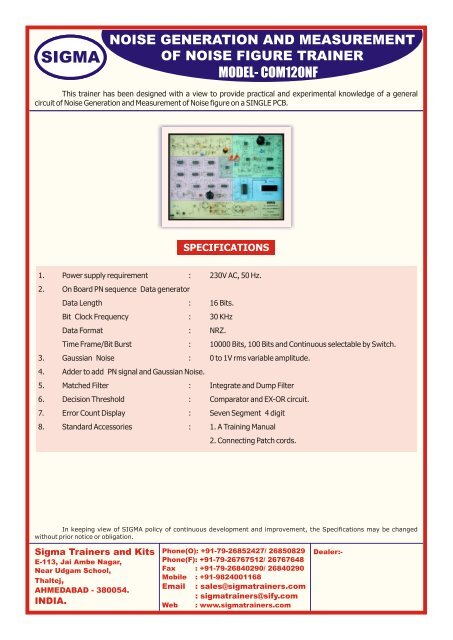 Advanced Digital & Data Communication Lab 05 - Sigma Trainers ...