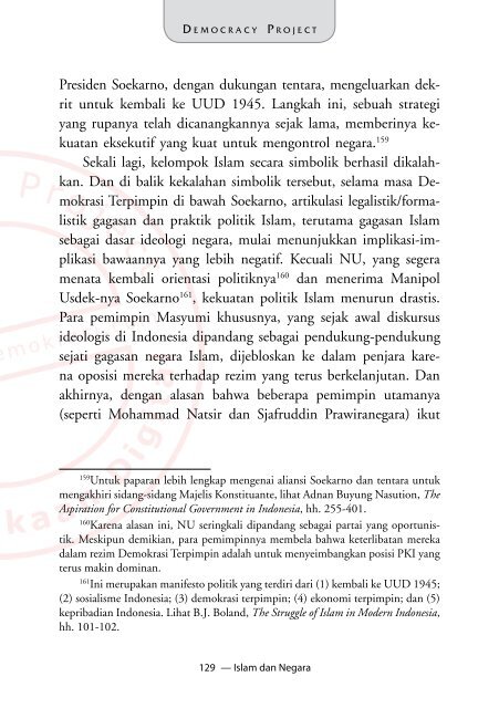 Islam dan Negara - Democracy Project