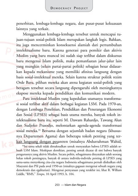 Islam dan Negara - Democracy Project