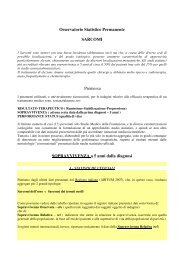 analisi sui risultati clinici relativi all'applicazione del - Metodo Di Bella