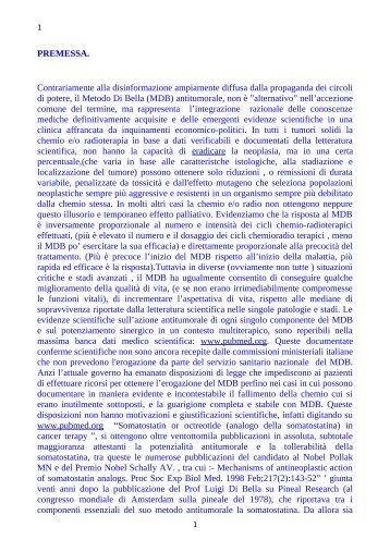 Documento Allegato - Metodo Di Bella