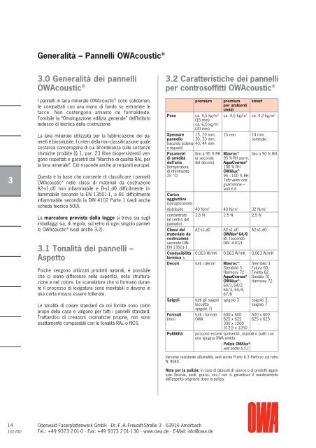 Istruzioni di posa Workbook - OWA