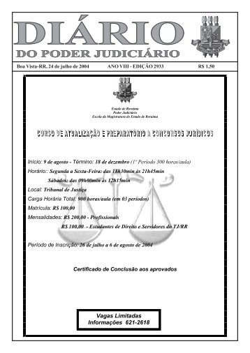 24 - Tribunal de Justiça do Estado de Roraima