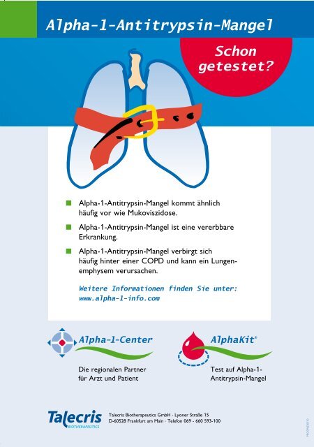 Alpha-1-Antitrypsin-Mangel - Deutsche Emphysemgruppe eV
