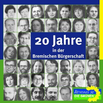 Festschrift - Bündnis 90/Die Grünen Bürgerschaftsfraktion Bremen