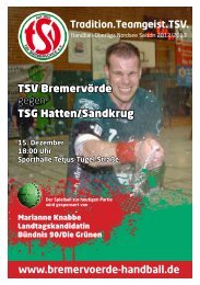 PDF zum Download - TSV Bremervörde Handball