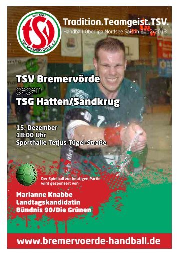 PDF zum Download - TSV Bremervörde Handball